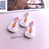 Bright Surface Flower Resin Accessories: DIY Cream Glue Hair Clip & Phone Case Stickers