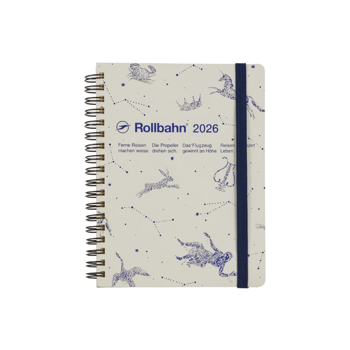 

[Ежедневник Delfonics издание 2026 / Начало с октября 2025] Rollbahn Thalia L Ежемесячный планер (белый)