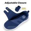 FitVille Men's Wide, Lightweight Nursing Shoes, Fits 6E, 4E, and 2E, Adjustable, Easy To Put On, Rehabilitation Shoes, Elderly Shoes, Comfortable, Bre