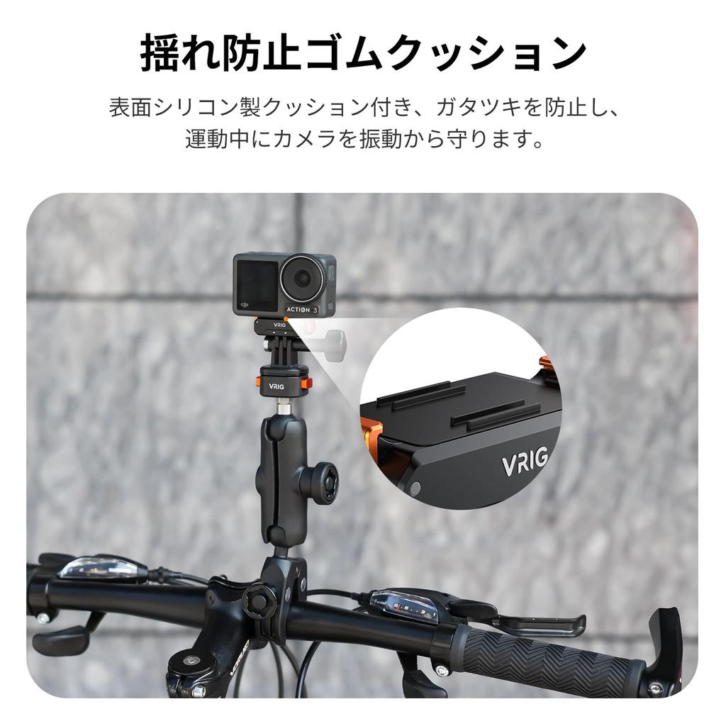 VRIG Quick Release Mount for DJI Osmo Action 5 Thread Folding Action Camera Quick Release Adapter Mount for Osmo Action Osmo Action Osmo Action 5 Osmo
