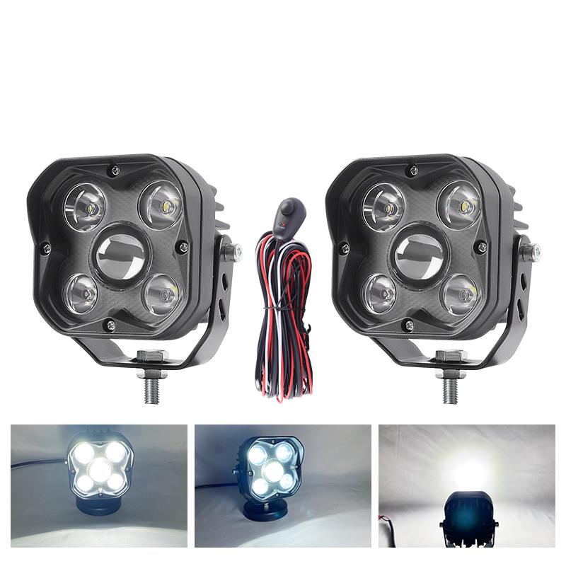 3.2 Inch Super Bright LED Spot Work Head Driving Light For Motorcycle Offroad Truck BUS ATV UTV 12V24V