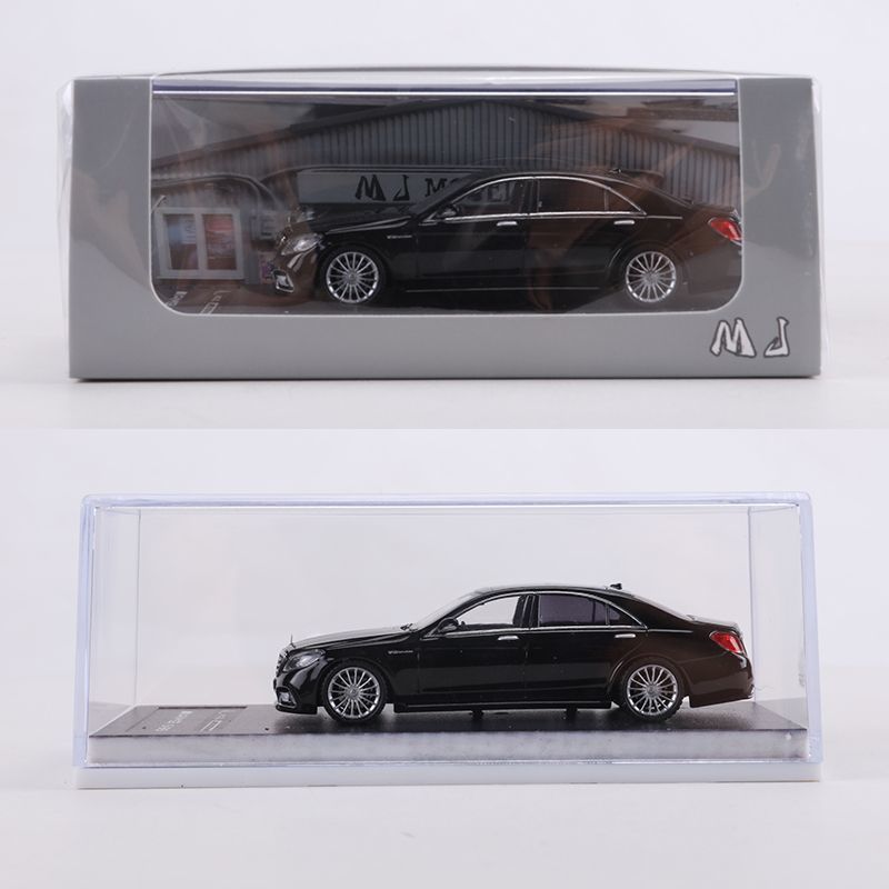 In Stock Mj 1:64 Benz S65 Amg S-class Car Simulation Alloy Micro Die-cast Car Model Custom Kid Toys Collection Gifts Display