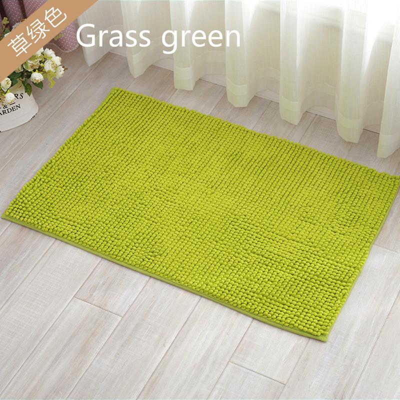 Charmcci 800108 Chenille Bath Mat Water Absorbent Soft Microfiber Bath Mat Custom Size Bath Mat Anti Slip