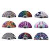 Large Folding Fan Portable Rainbow Handheld Fan Summer Cooling Fan Decoration Kungfu