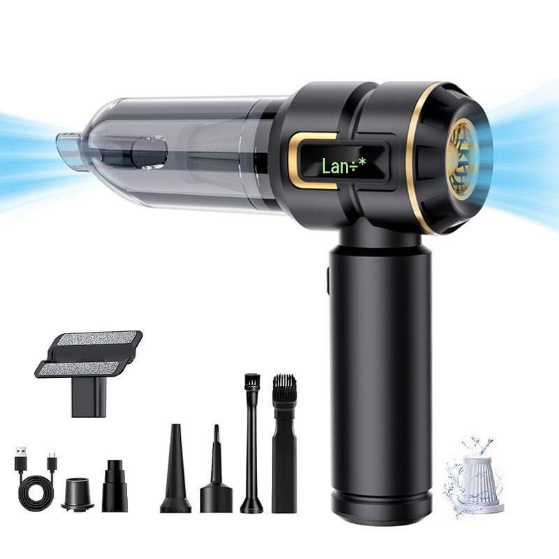 

Handheld Brushless Motor Car Vacuum Cleaner with LCD Display, Suction, and Blower