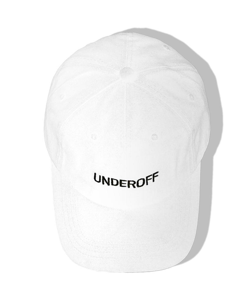 UNDEROFF Main Logo Cotton Ball Cap Red