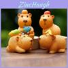Capybara Harzfigur Sammlerstück Blind Box Mit Kreativer DIY Mikrolandschaft Für Heimdeko Und Kinderspiel