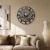 Ethnic Style Acrylic Wall Clock Minimalist Arabic Numbers Clock Decorative Timepiece  Kitchen