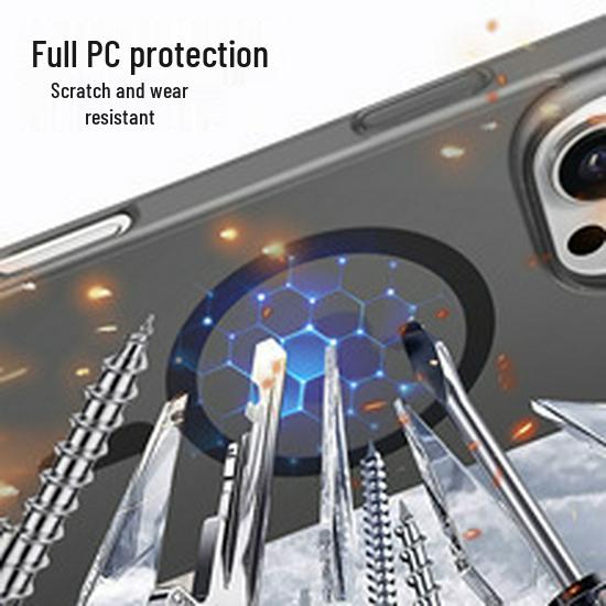 IPhone 17 Pro Max Matný ledový opar Magnetický ultratenký nárazuvzdorný kryt