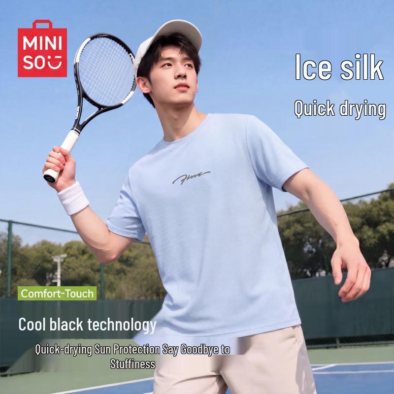 MINISO Men s Z Series Outdoor Sport Quick-Dry Cooling T-Shirt 3XL