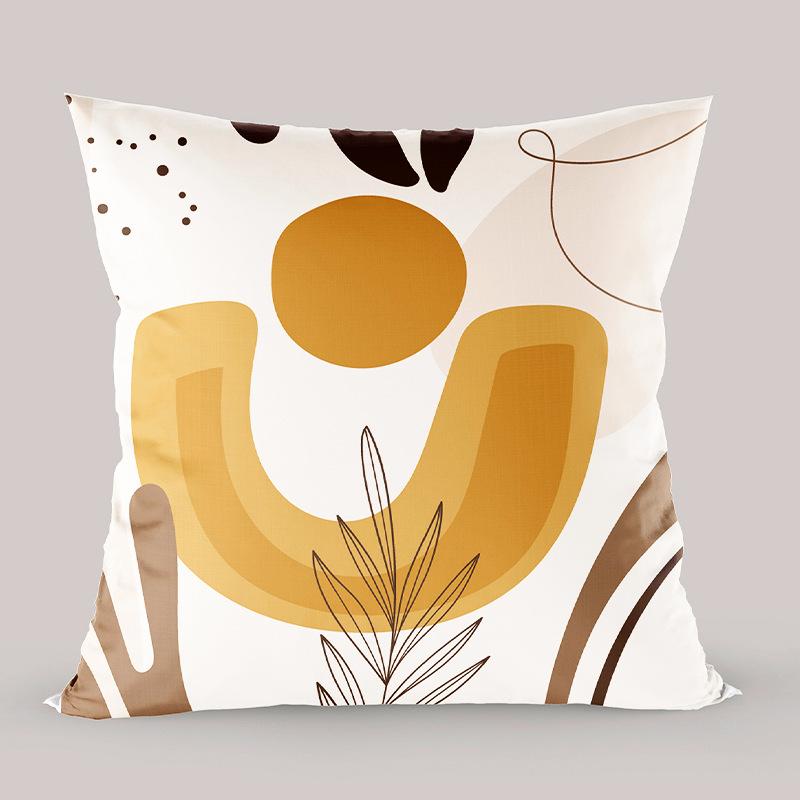 Nordic Light Luxury Wabi-sabi Style Pillow Abstract Color Simple Modern Sofa Cushion Office Bed Pillow