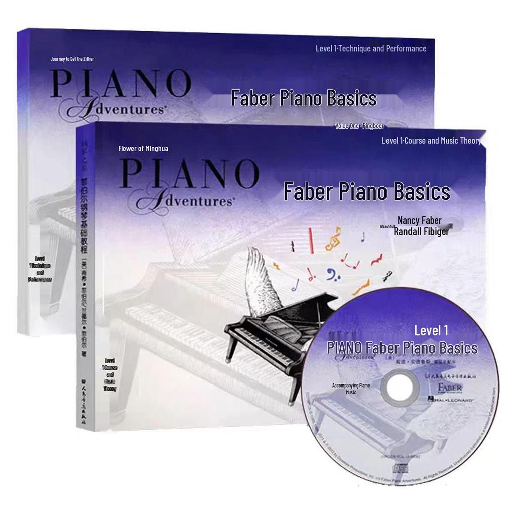 Curso Completo de Piano Faber: Niveles 1-6 con Teoría Musical e Introducción al Piano