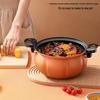 Large Capacity Non-Stick Pumpkin Micro-Pressure Cooker for Soup & Stew - Maifan Stone Integrated Pot, Ideal Gift Cookware