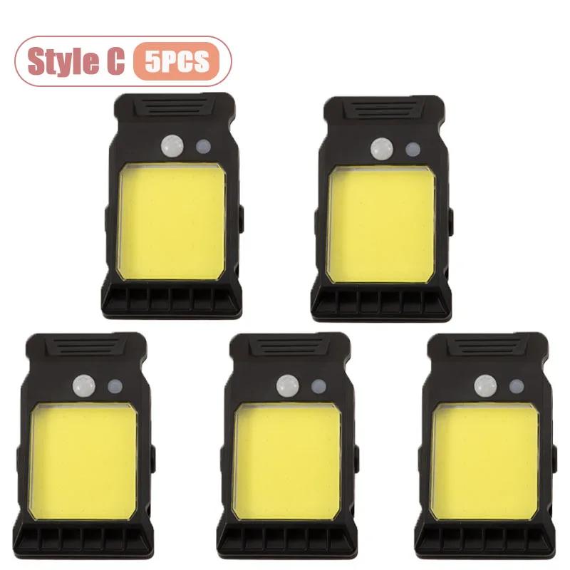 Solar Garden Lights Motion Sensor Clip-on Outdoor Lighting Multi Functional Yard Lawn Lights for Home Patio Garden Decoration