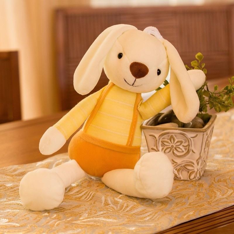 Plush Bunny Toy For Girls Kids Sleep Decor With Super Soft Crystal Plush For Birthday Gift