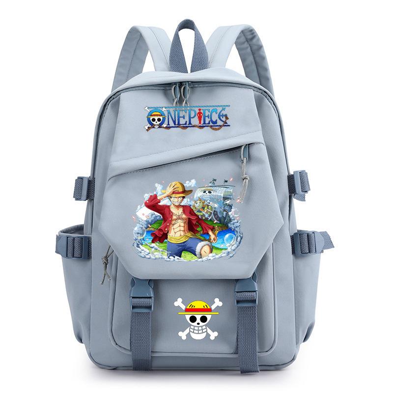 Anime peripheral ONE PIECE Luffy schoolbag Japanese retro backpack junior high school backpack computer bag