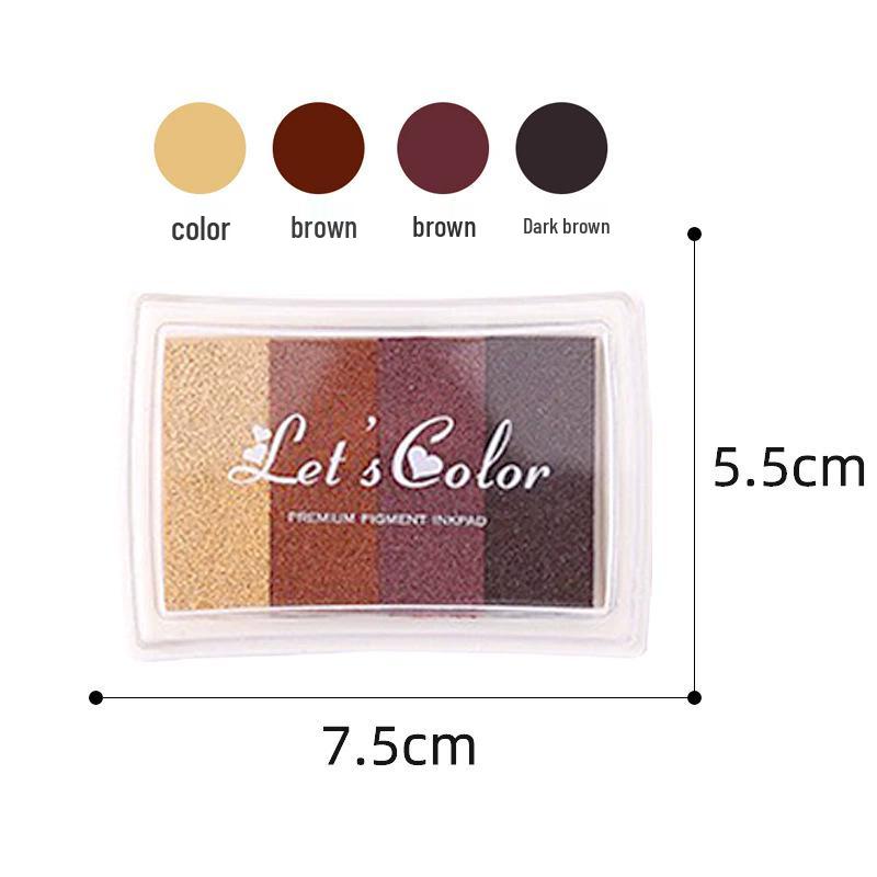 Children's 4-Color Gradient Finger Painting Ink Pad