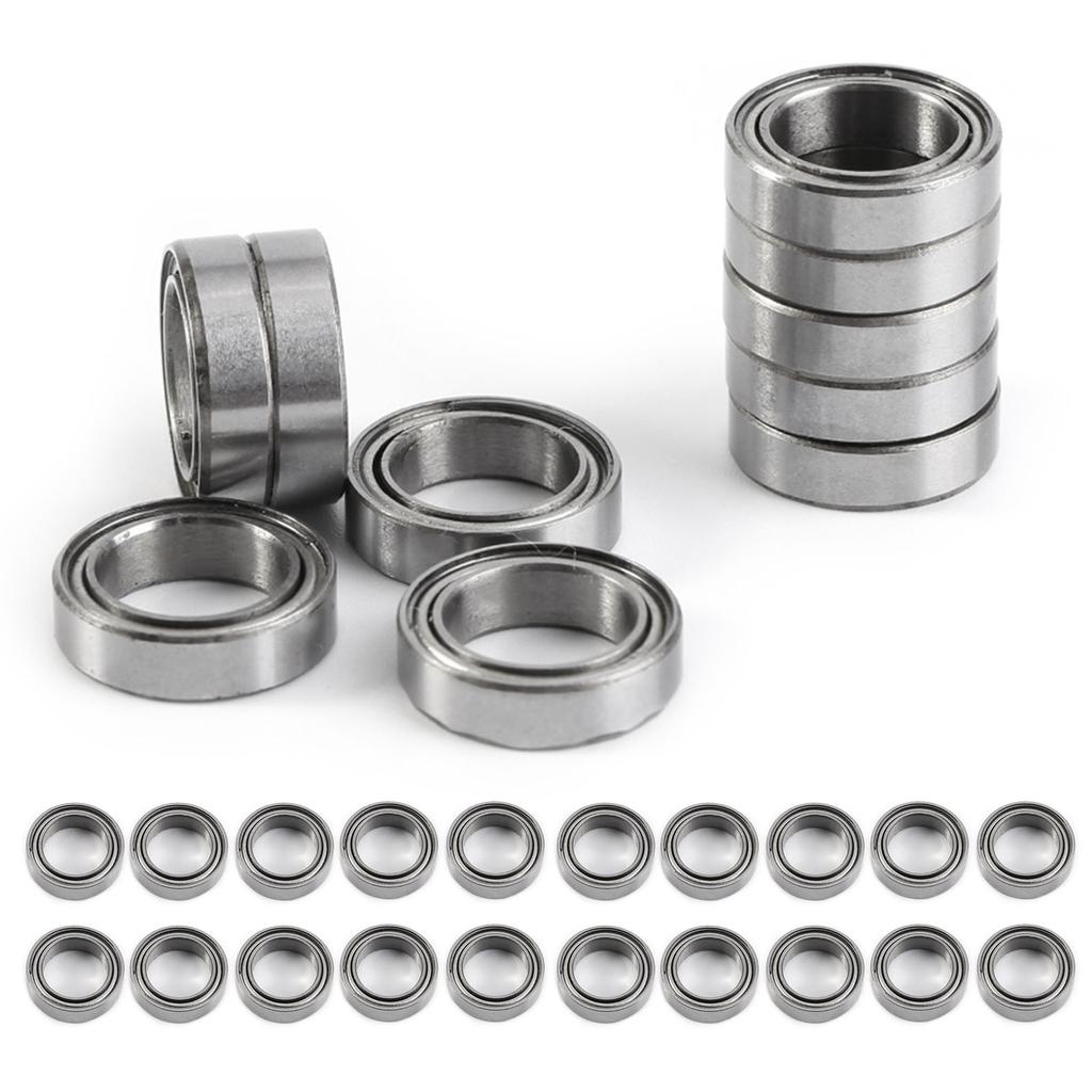 30 Pcs Thin Wall Bearing 6700ZZ 10x15x4mm Low Noise Double Shielded Small Bearings