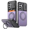 Applicable to Samsung A57 Star Boundary Window Push Bracket Mobile Phone Case A37 Insert Card A27 Frosted A17 Anti-drop A56 Protective Case
