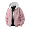 OO Fake Two-piece Jacket Men's Loose Trend Waterproof Outdoor Tooling Casual Solid Color Hooded Jacket