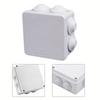 Waterproof Case Ceiling Rose Junction Box Cable Junction Box For Outdoor Home Improvement Anti-corrosion Anti-static White