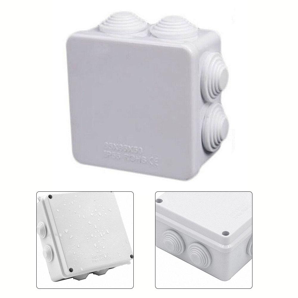 Waterproof Case Ceiling Rose Junction Box Cable Junction Box For Outdoor Home Improvement Anti-corrosion Anti-static White