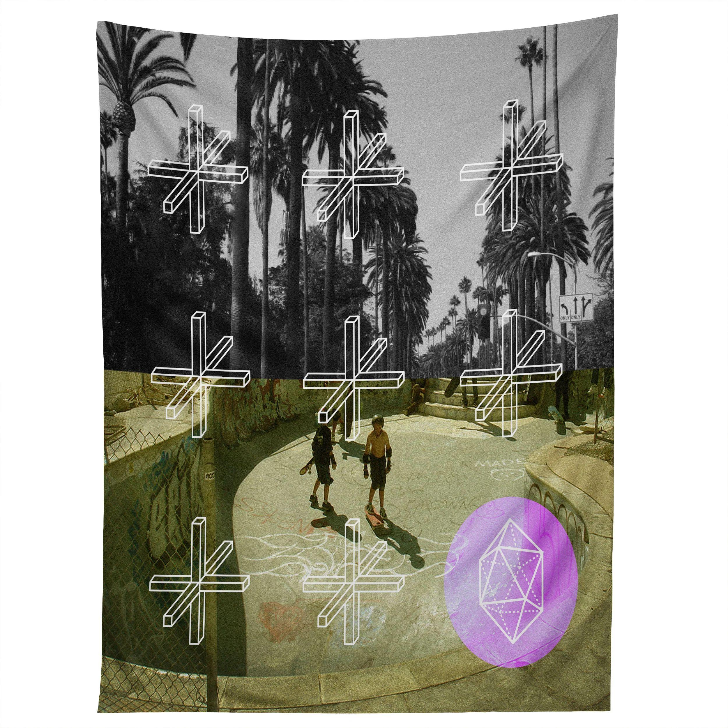 

Geo-skaters tapestry 75x100 чёрный