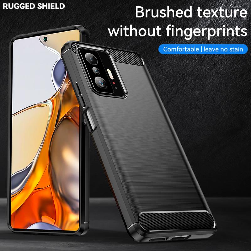 For Cover Xiaomi 11T Case For Xiaomi 11T Bumper Silicone Carbon Fiber Shell Back Case For Xiaomi 11T 11 T Pro 10T 11 Lite Cover