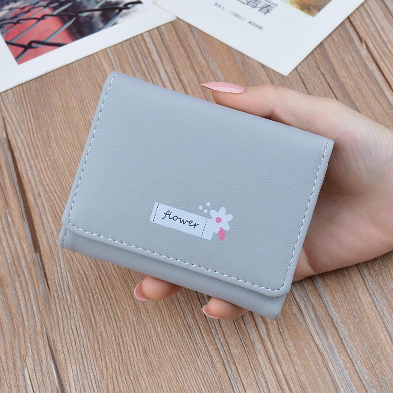 Portofel subțire și scurt pentru femei - la modă, simplu, cu capacitate mare, design pliabil moale