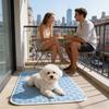 Cooling Pad For Dog cat Sweat Absorbent Sleeping Rug 45x35cm Soft Self Cooling Pet Mat For Small Medium Large Dog Kitten Crate