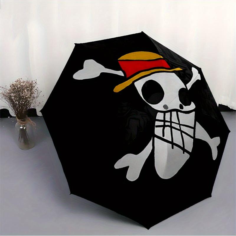 One Piece Automatic Folding Umbrella, Self-Opening/ Closing, Durable Windproof Travel Umbrella for Outdoor Adventures a0826081