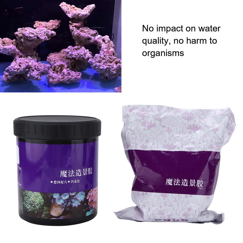 Fish Coral Glue Aquarium Clear Landscaping Adhesive Glue for Aquarium Supplies Decorations