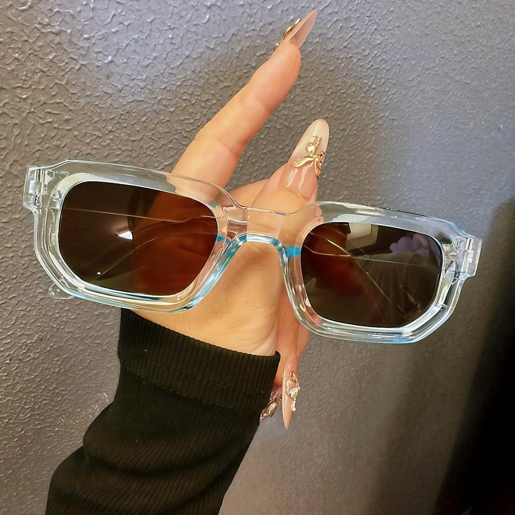 New Vintage Rectangle Sunglasses Men Women Retro UV400 Luxury Brand Eyewear Fashion Shades Goggles
