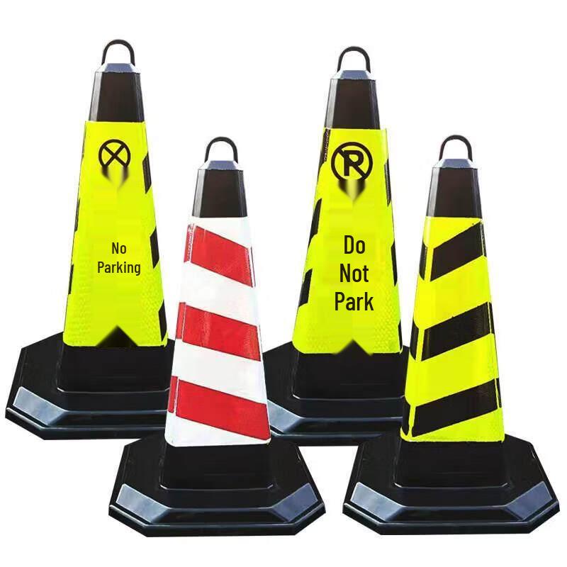 Weighted Rubber Reflective Traffic Cone