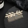 Hair Accessories Fashion Personality Gold Leaf Pearl Headband