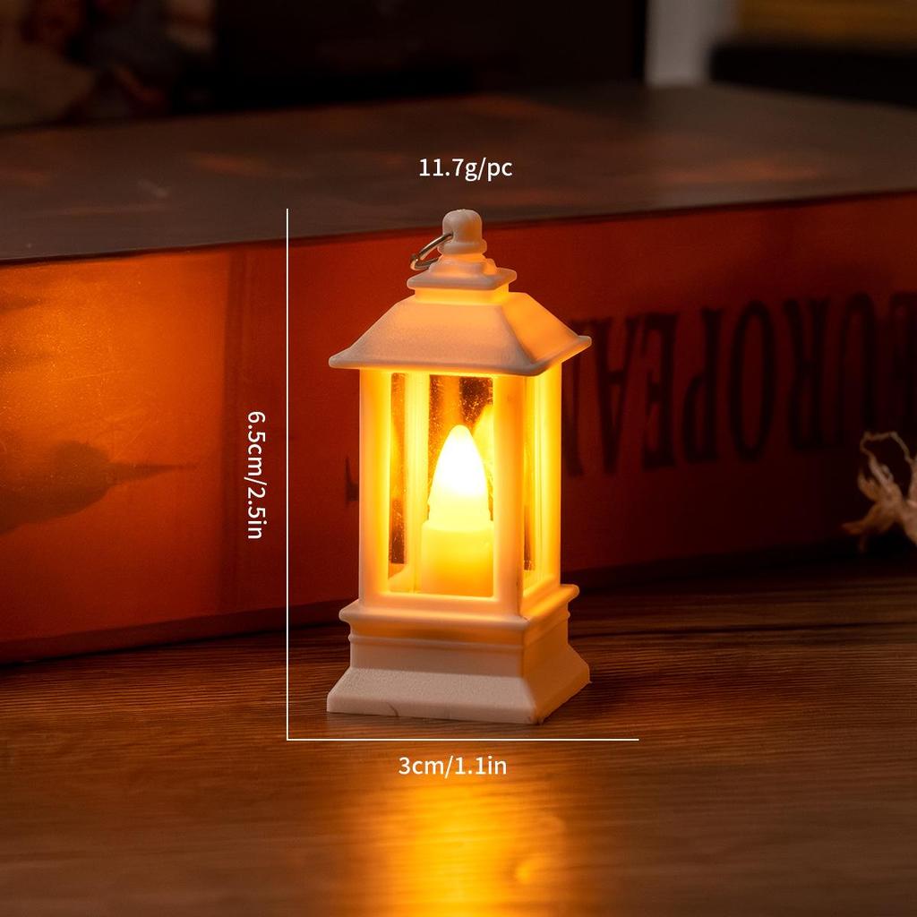 Vintage LED Mini Oil Lamp Lantern - Home Decor & Photo Prop Gift.