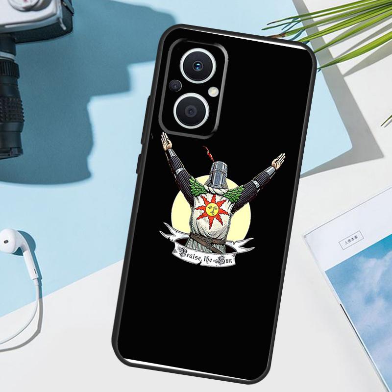 Praise the Sun Dark Souls Cover For OPPO Reno 8T 7 8 Lite 14F 13F 12F 11F 14 13 12 11 10 OPPO Find X8 X6 X5 X9 Pro Case