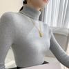 Women's Slim-fit Cashmere High-neck Sweater, Pullover Knitwear, New Autumn/Winter Style, Tight-fitting Base Layer.