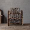 Miniature Bamboo Decorative Screen and Stand
