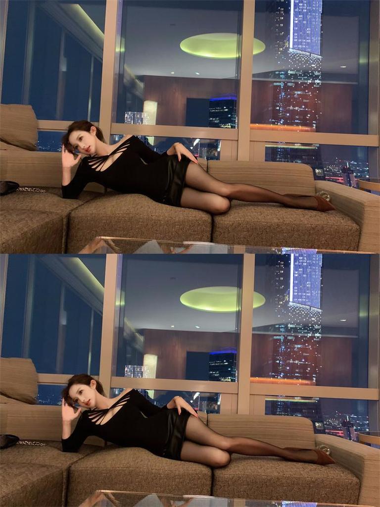 Women's Spicy Off-Shoulder Hollow Out Long Sleeve Top, Slim Fit, Waist-Cinching, Black Base Layer for Spring.