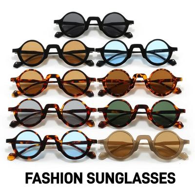 Gafas de sol redondas retro para mujer, personalidad moderna, gafas de viaje para hombre, reunión de fiesta, moda, gafas de sol Goggles UV400