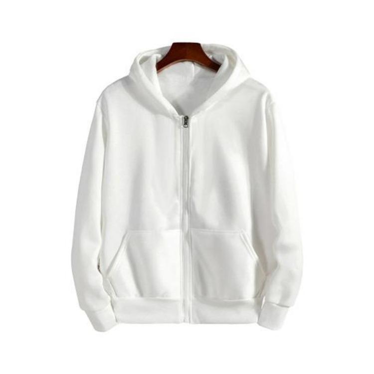 Men Winter Hooded Coat Thick Plush Zip Up Loose Fit Long Sleeve Elastic Cuff Solid Color Work Outdoor Sport Jacket with Pockets