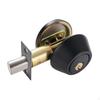Dead Bolt Door Lock Entry Knob Hardware Interior Exterior Security with Keys Single Cylinder,