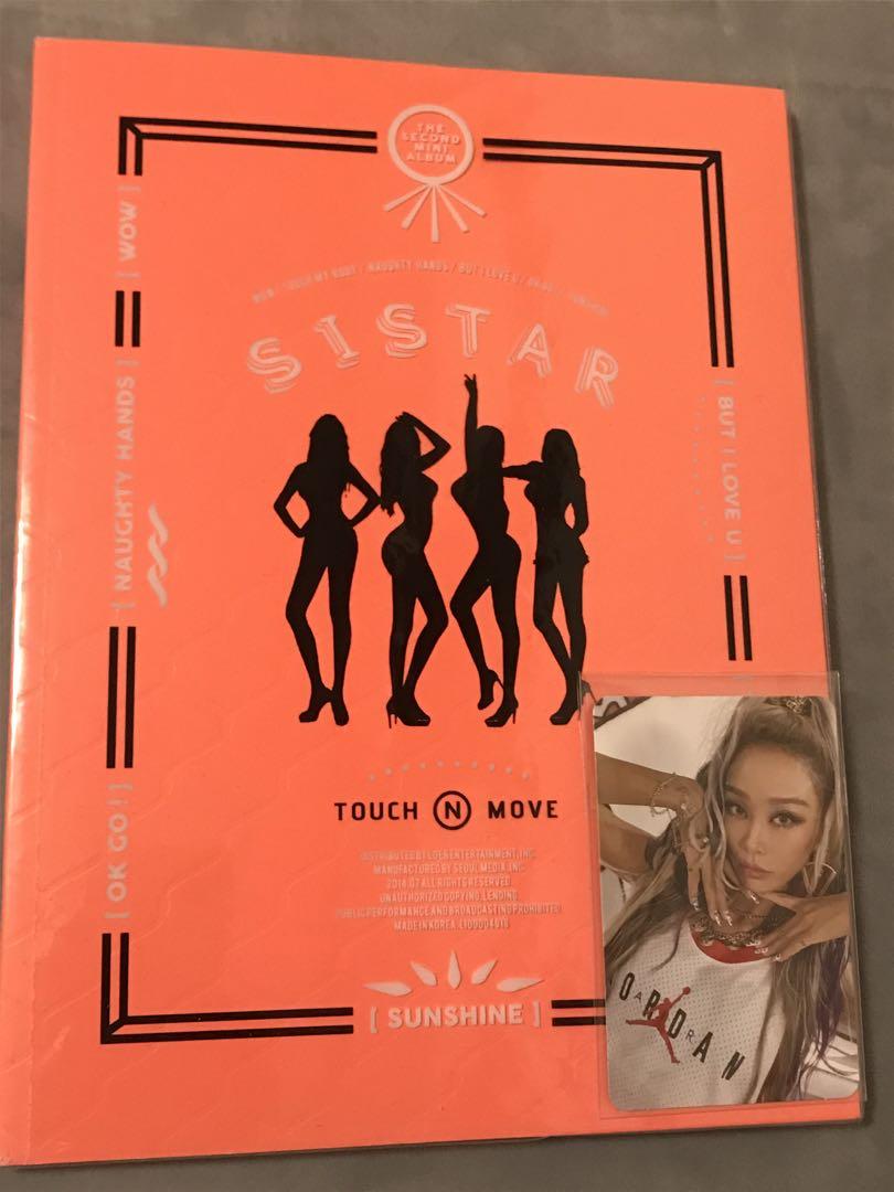 

[USED] SISTAR s album TOUCH N MOVE comes with one trading card!