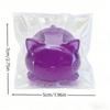 2 Stück Taba Squishy Vierfarbige Katzen-Quetschspielzeuge – Langsam aufsteigend, Stressabbau-Spielzeug, Büro-Schreibtischdekoration, Oster-, Halloween- & Geburtstagsfeier-Geschenke