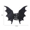 Gothic Bat Wings Ponytail Holder Matte Black Shark Clip Halloween Hair Claw  Festival