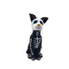 Colorful Black Cat Skeleton Figurine Resin Black Cat Statue Halloween Black Dog Figurine  Cabinet