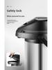 Large Capacity Stainless Steel Air Pressure Hot Water Bottle with Insulated Liner