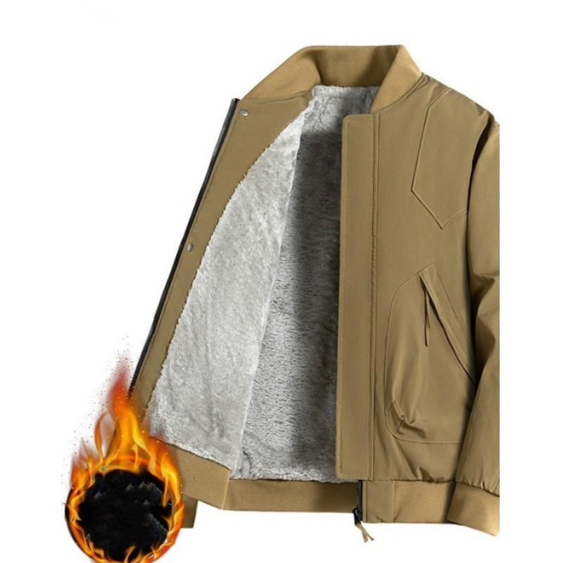 Men's Plus-Size Workwear Jacket for Spring and Fall: Casual Jacket for Young Men
