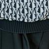 Maxza Geometric Lettering Pleats Round Neck Blouse Zd04qb602on